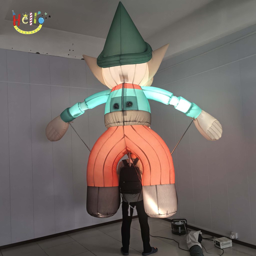 Cartoon Elf Advertising Inflatable Hand Lifting for Visibility and Appeal插图1