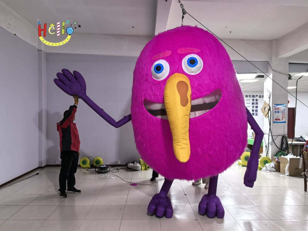 4-Meter High Suspended Plush Chick for Advertising Inflatables