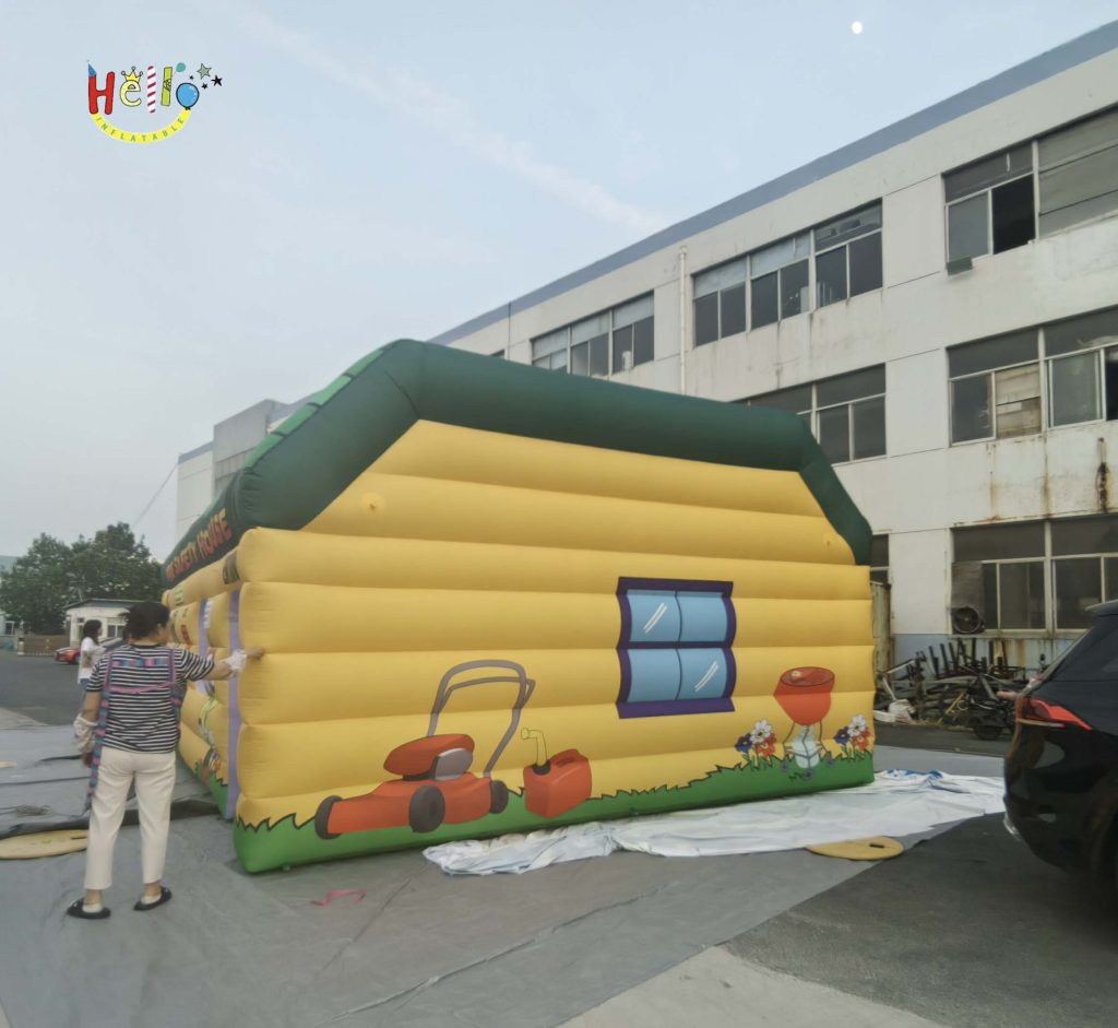 Customized Advertising Inflatable Cartoon Tent Fire Station Guard Room Inflatable Tent插图6