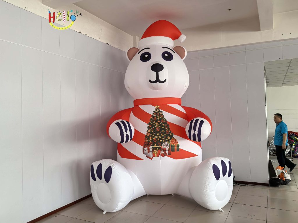 Christmas Event Advertising Inflatables Cartoon Teddy Bear插图2