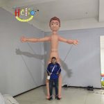 3-Meter Square Faced Male Jumper Advertising Inflatable Product