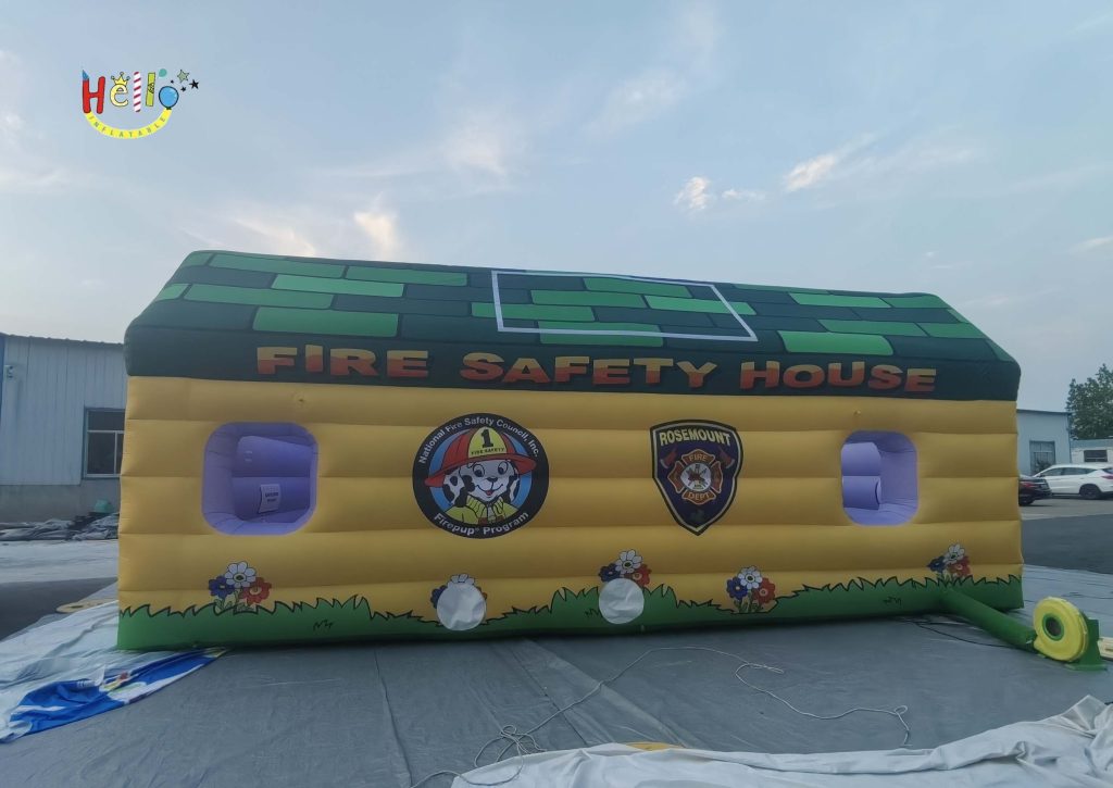 Customized Advertising Inflatable Cartoon Tent Fire Station Guard Room Inflatable Tent插图1