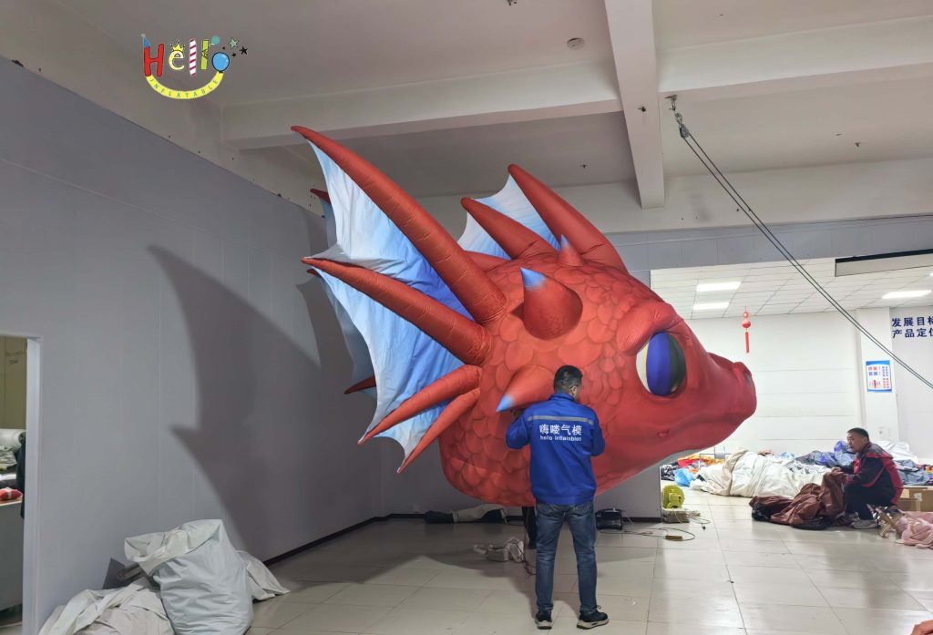3-meter high inflatable head
