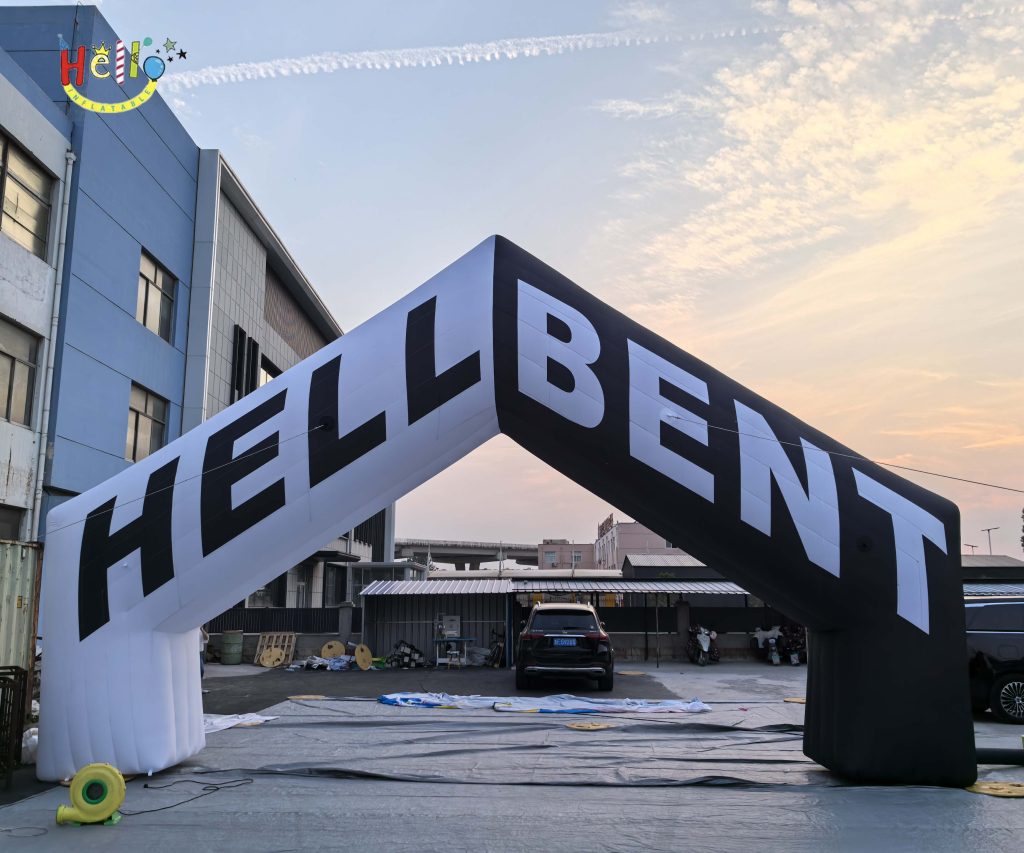 Customized Multicolor Advertising Inflatable Arch for Outdoor Promotions and Events插图