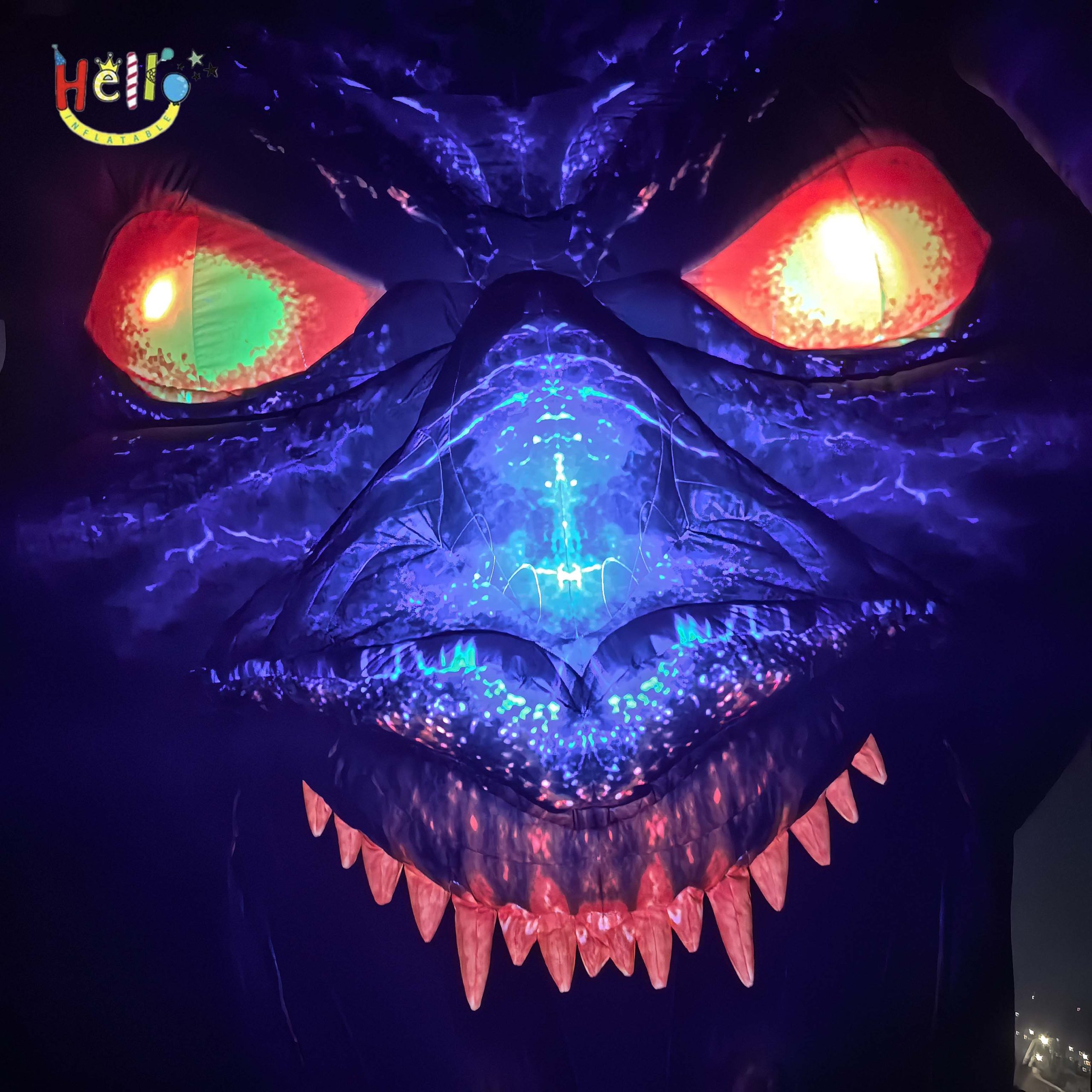 Hot Selling 5m Fluorescent Inflatable Monster Balloon New Product Accessory Blower for Inflatable Decorations