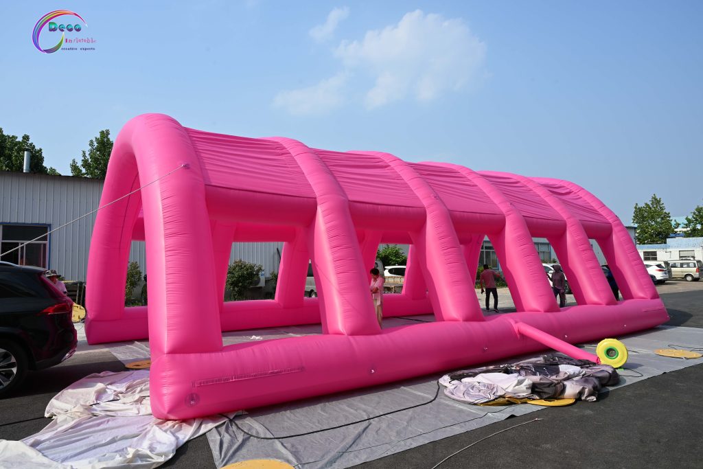 Customized Pink Outdoor Giant Inflatable Advertising Tent for Activities插图2