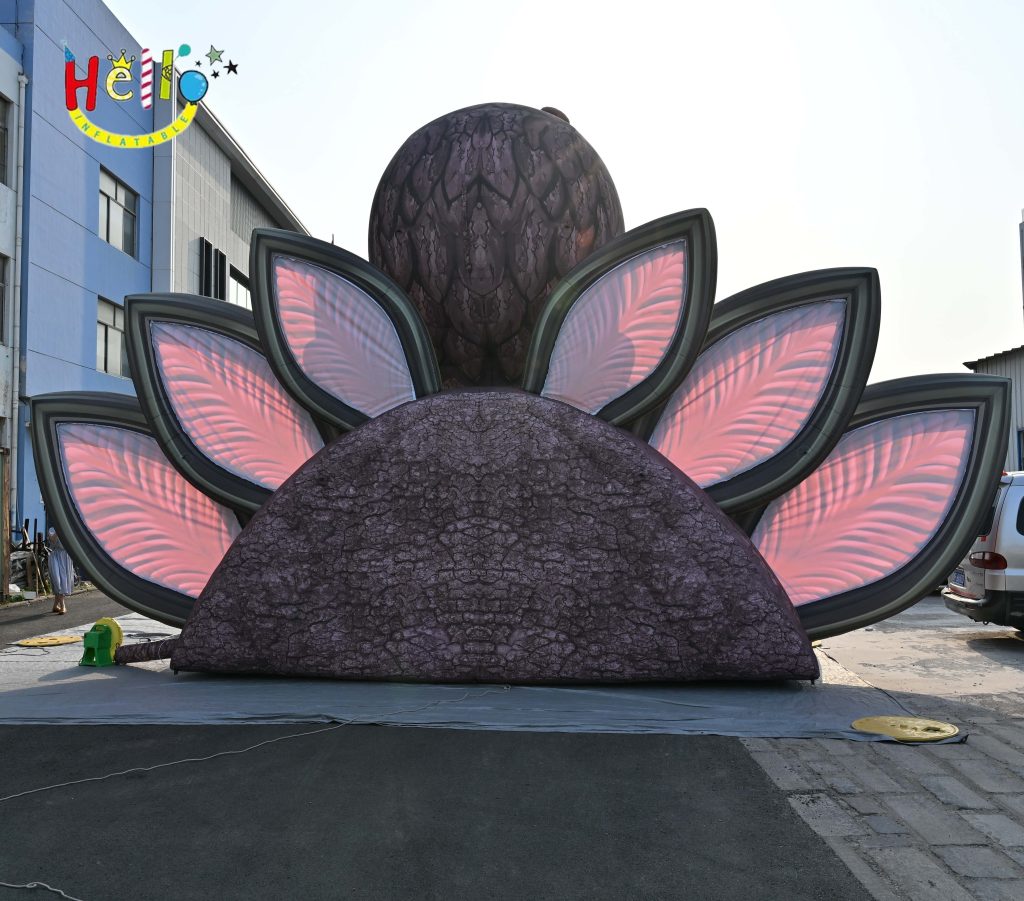 Holiady Giant Inflatable Mountain God Stage Music Party Advertising Inflatable Model插图1