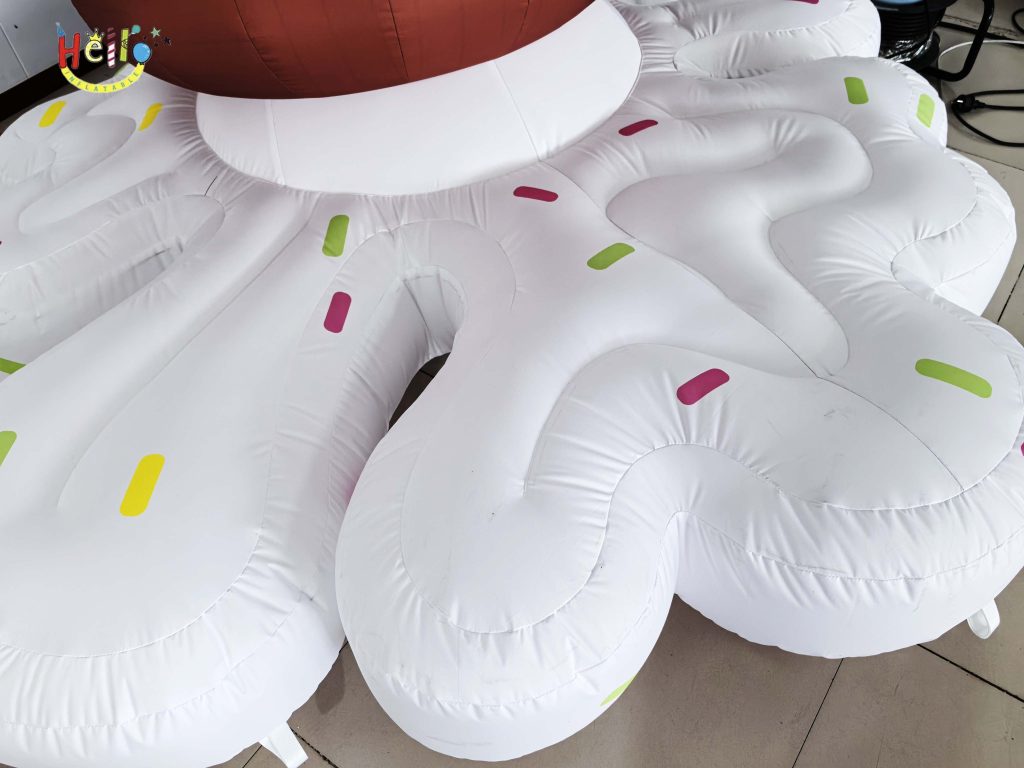 Customized Cartoon Inflatable Advertising Parody of Falling Ice Cream to the Ground插图2