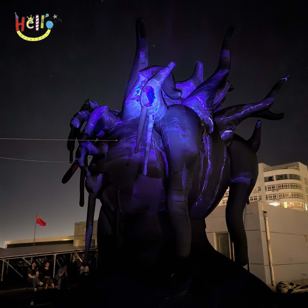 Hot Selling 5m Fluorescent Inflatable Monster Balloon New Product Accessory Blower for Inflatable Decorations插图