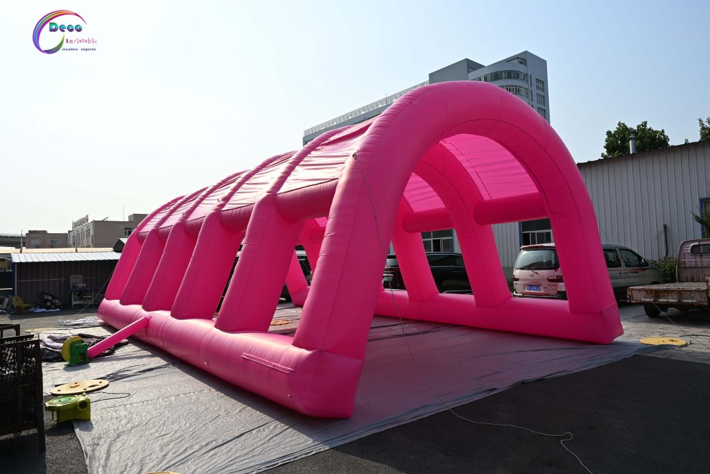 Customized Pink Outdoor Giant Inflatable Advertising Tent for Activities插图4