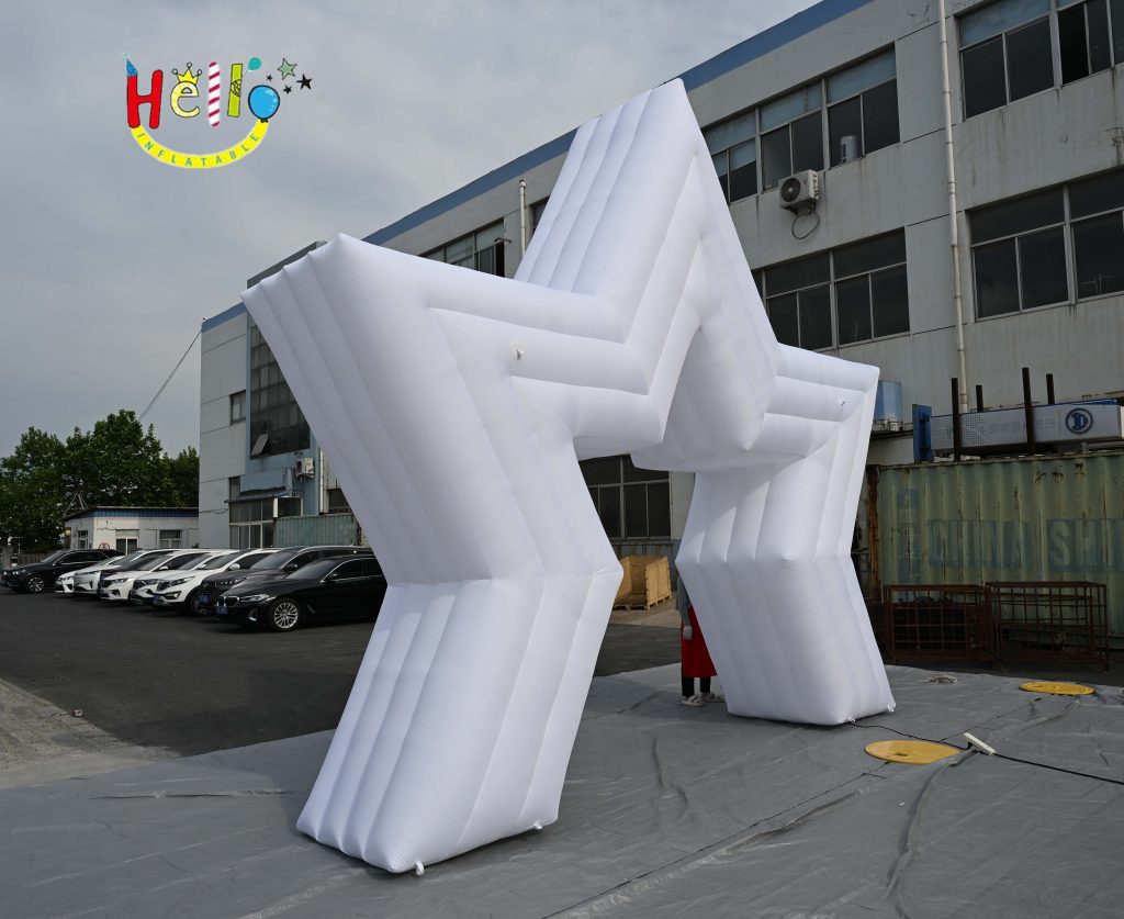 Outdoor Festival Advertising Inflatables Star-Shaped Archway for Effective Promotion插图1