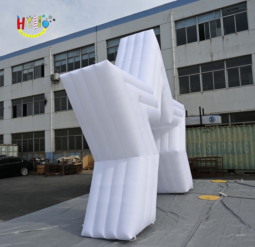 Outdoor Festival Advertising Inflatables Star-Shaped Archway for Effective Promotion插图2