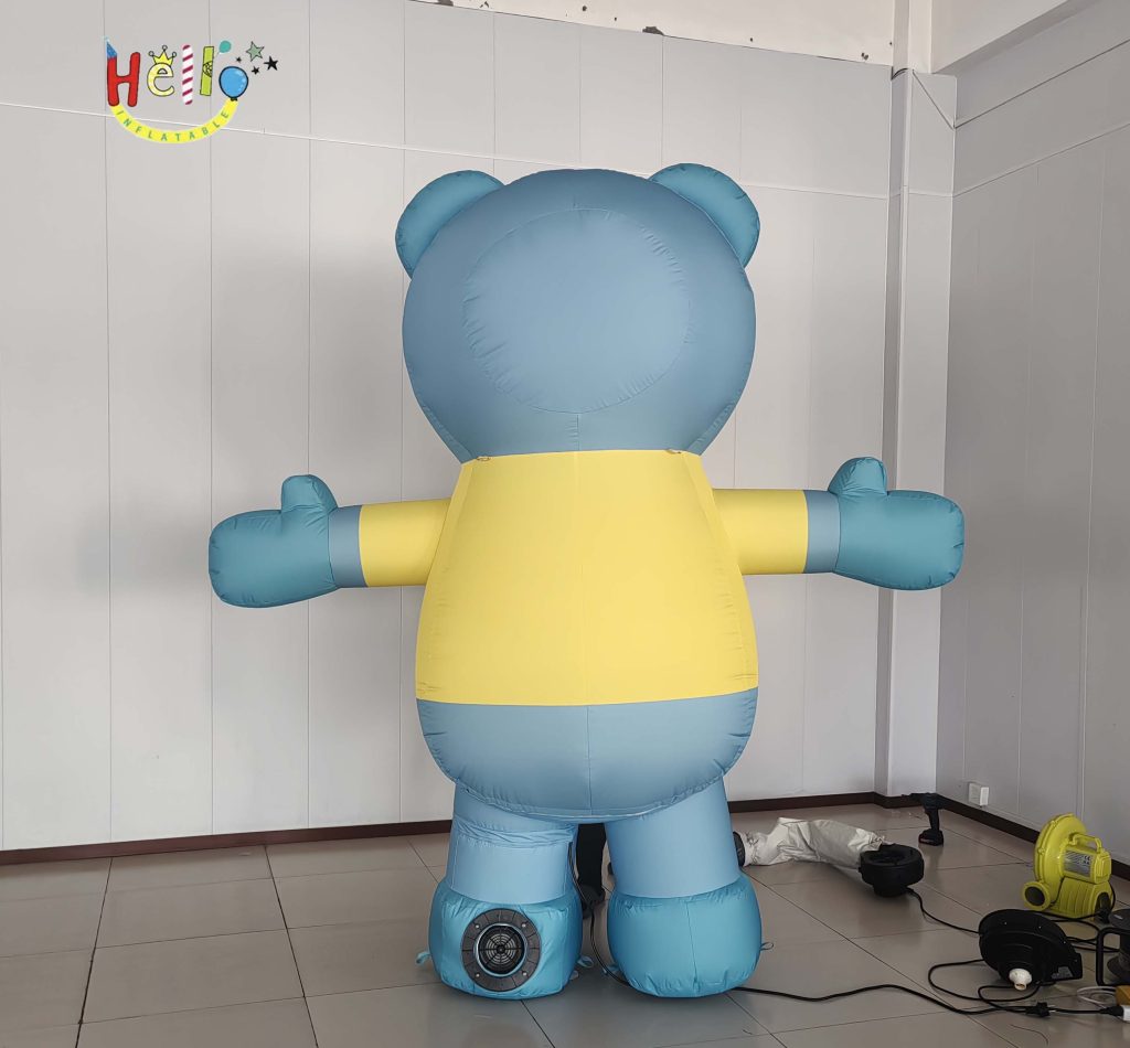 Customized Cartoon Bear Mascot Inflatable Advertising Inflatives插图1