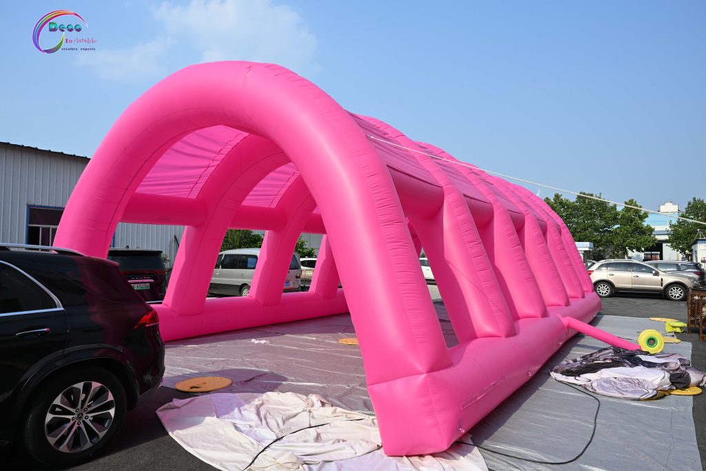 Customized Pink Outdoor Giant Inflatable Advertising Tent for Activities插图5