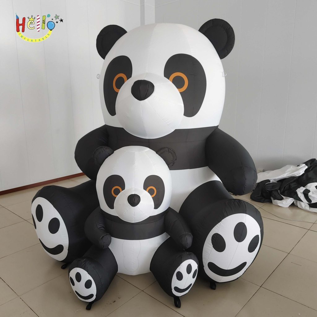 Chinese Advertising Inflatables Adorable Panda Mascot插图2