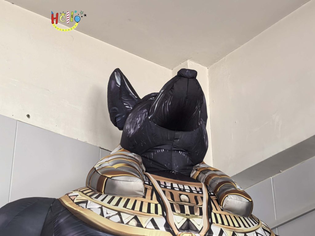 Ancient Egypt Inflatable Anubis Statue Digital Printing Party Supplies for Event插图2