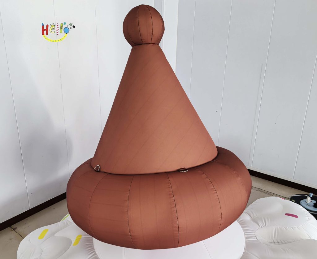 Customized Cartoon Inflatable Advertising Parody of Falling Ice Cream to the Ground插图4