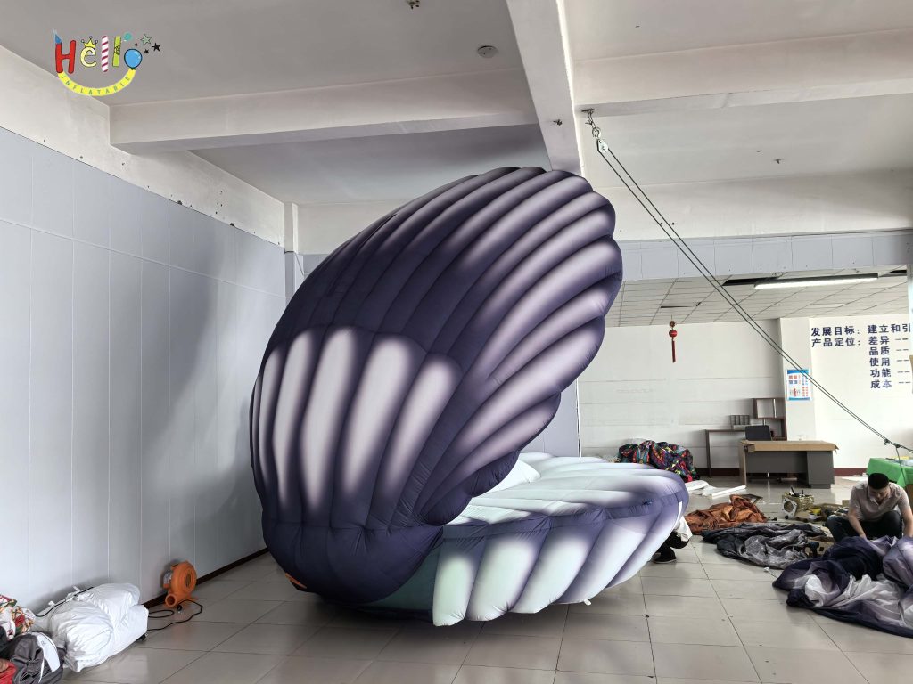 Customized Inflatable Pearl Shell Decoration for Ocean Aquarium for Adding an Elegant Touch to Your Marine Life插图3