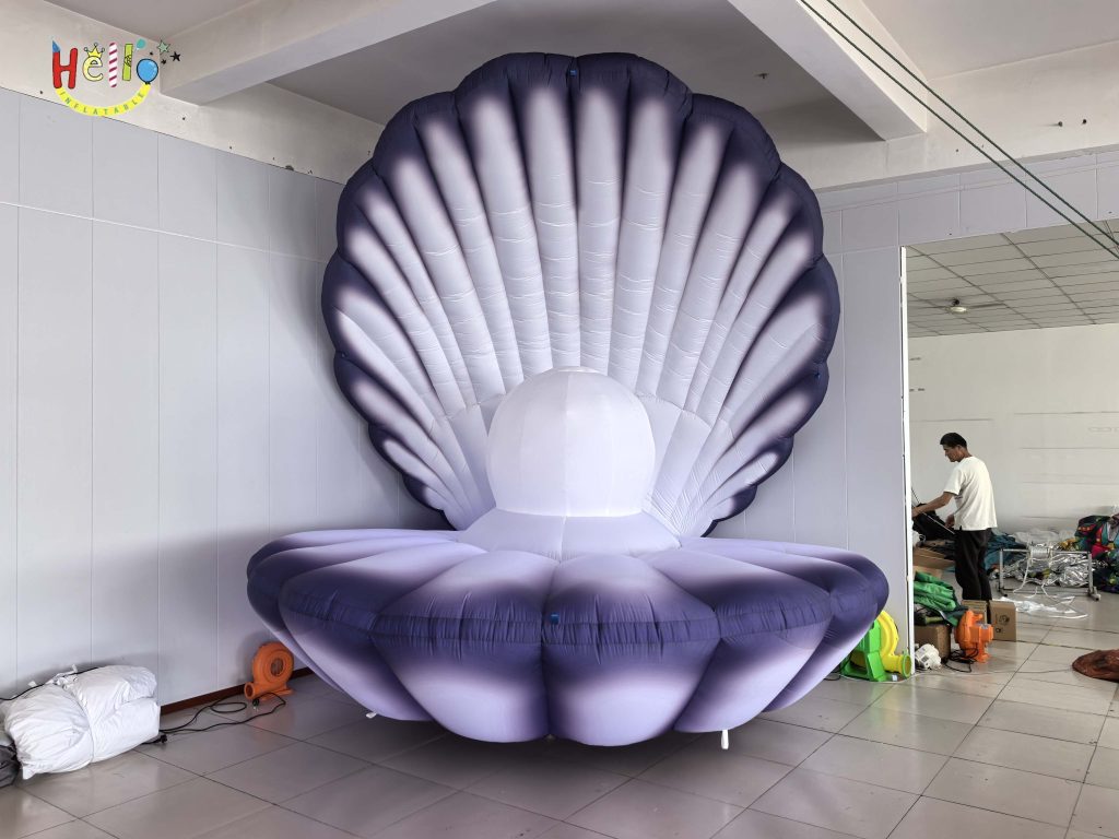 Customized Inflatable Pearl Shell Decoration for Ocean Aquarium for Adding an Elegant Touch to Your Marine Life插图4