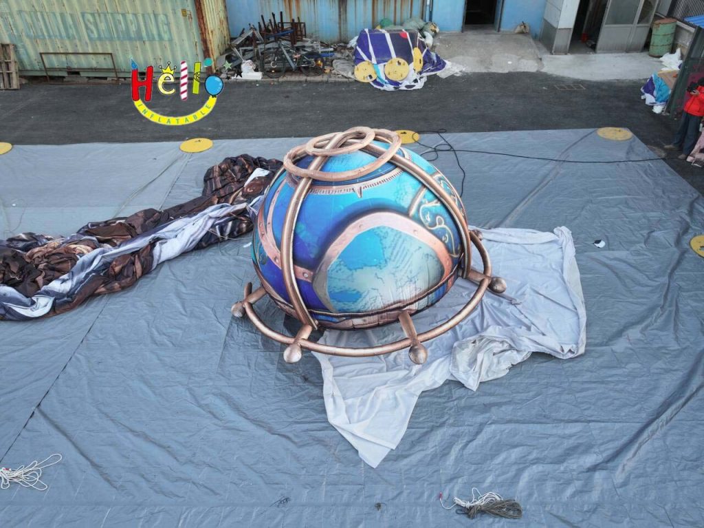 4.2-Meter Diameter Suspended Hemispherical Air Model Advertising Inflatable Product插图2