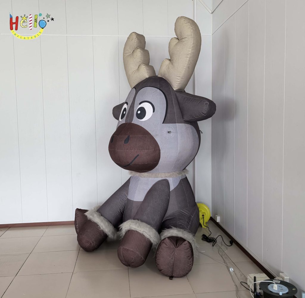 Custom Inflatable Christmas Moose/Holiday Decoration Inflatable Cartoon Deer for Christmas插图