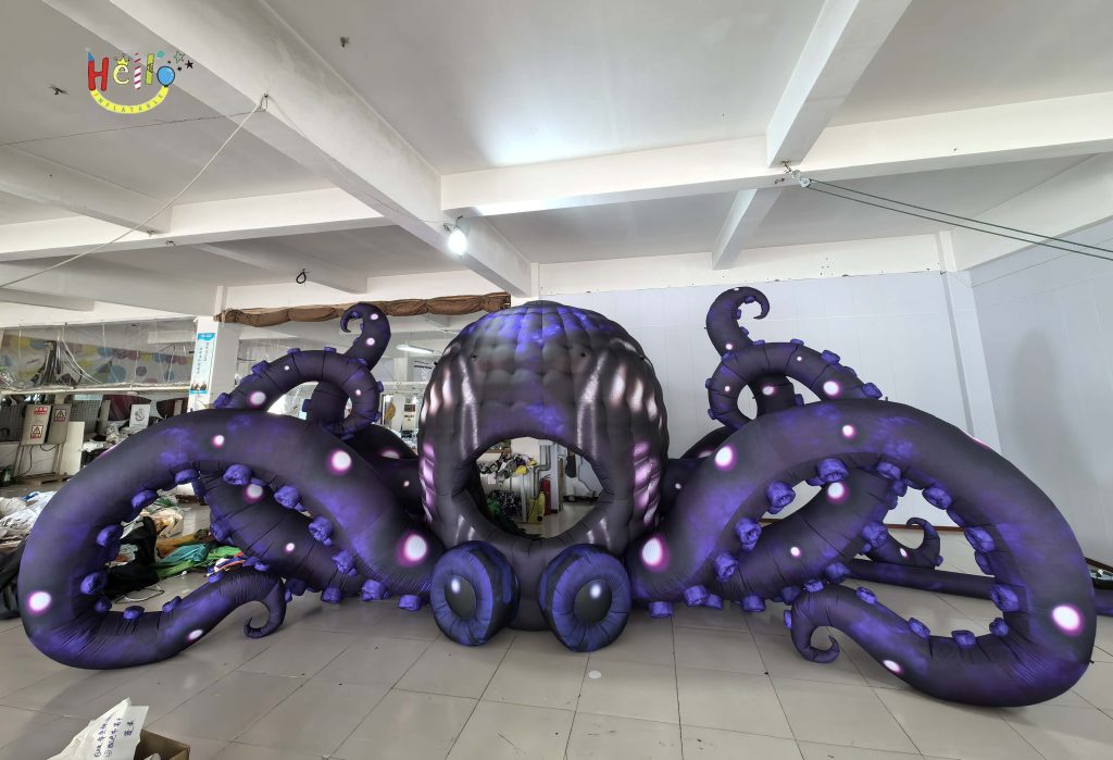 Customized Advertising Inflatables Elegant Inflatable Flowers for Garden Parties and Weddings插图4