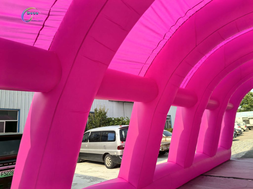 Customized Pink Outdoor Giant Inflatable Advertising Tent for Activities插图6