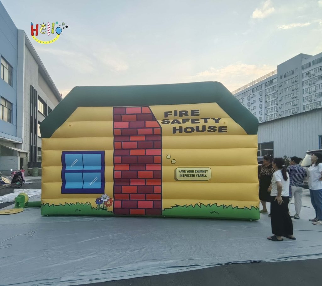 Customized Advertising Inflatable Cartoon Tent Fire Station Guard Room Inflatable Tent插图7