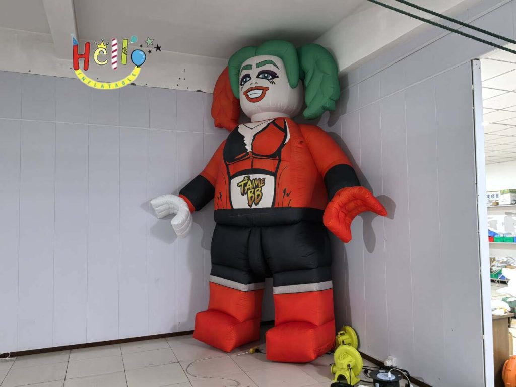 4-Meter High Advertising Inflatable Girl with Twin Ponytails and Braids for Hanging or Dropped Display插图3