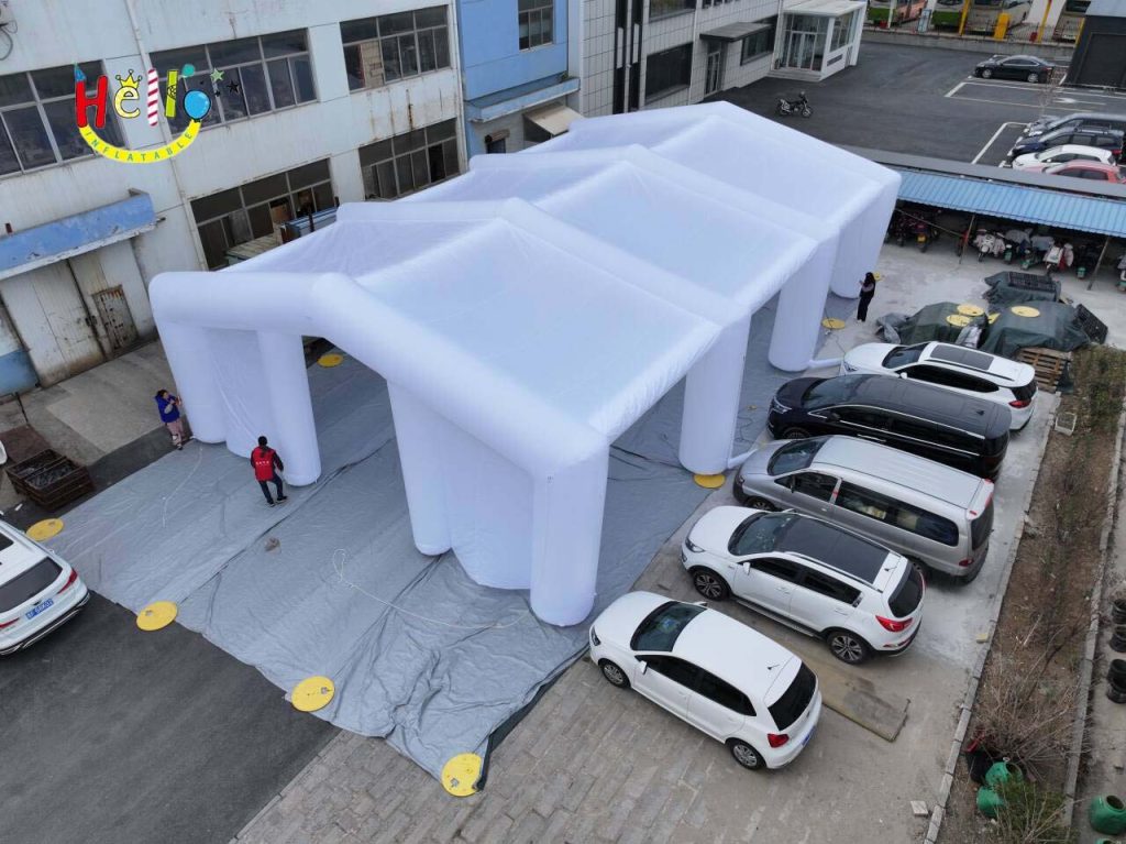 12 Meter Wide and 18 Meter Long White Advertising Inflatable Tent插图