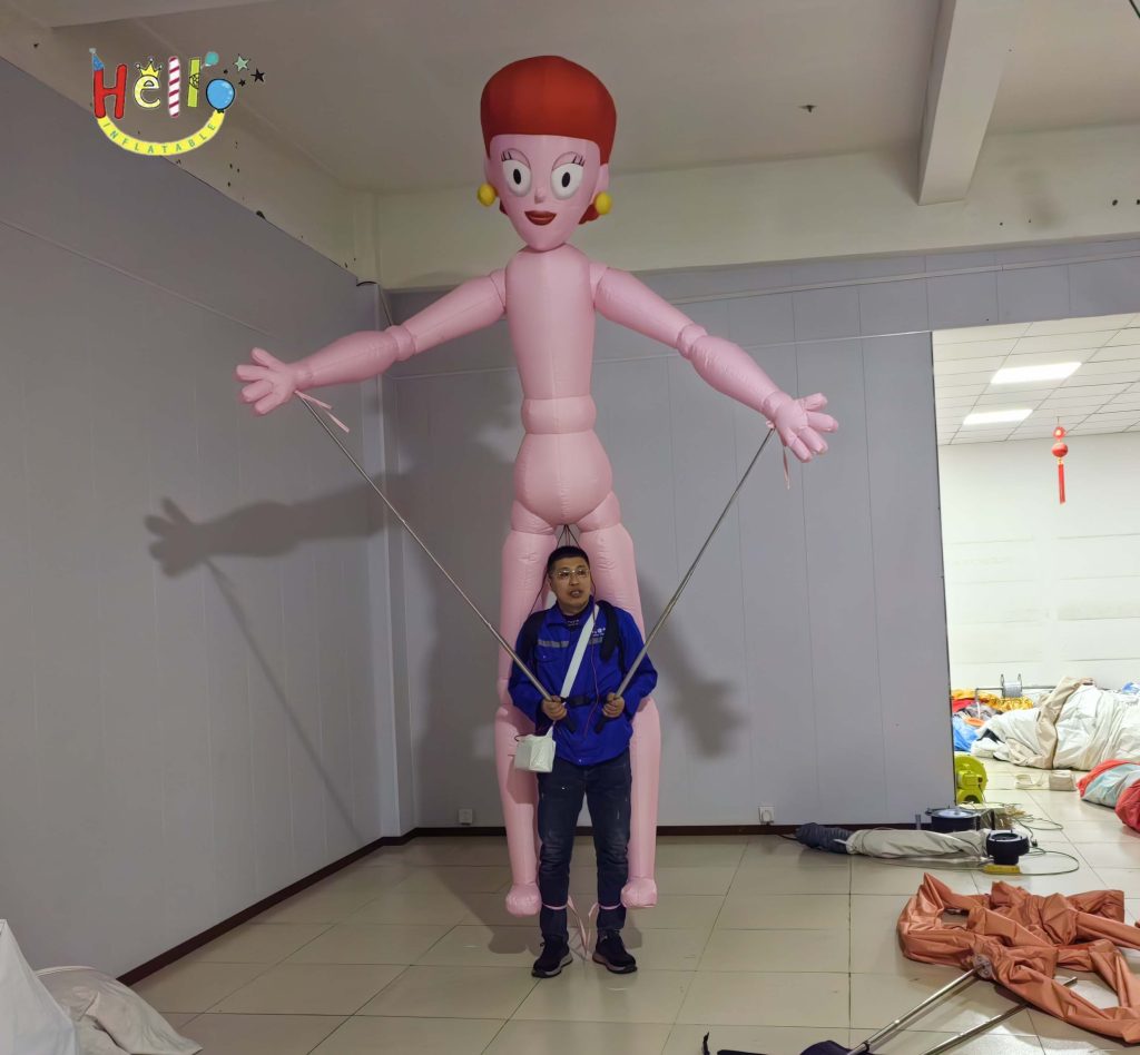 3-Meter Slim Faced Male Bouncer Advertising Inflatable Product