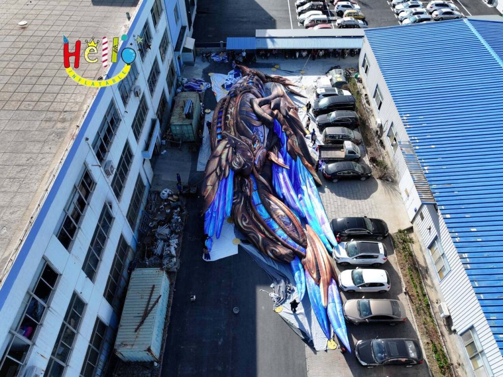 Phoenix Bird Model Advertising Inflatable 39.50 X 15.20 X 4.90 m插图1