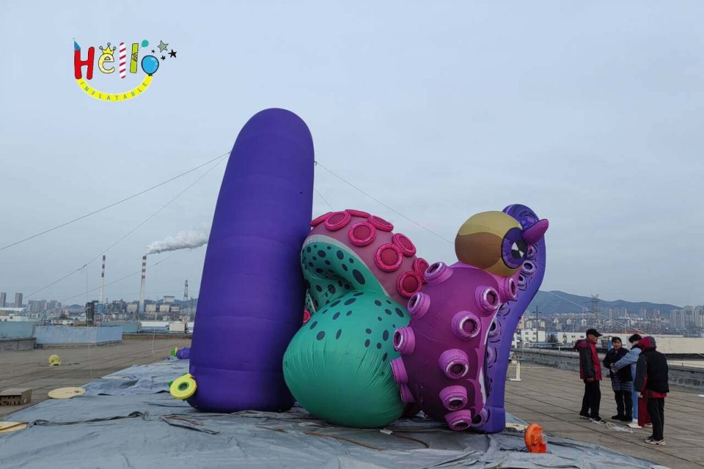 16-Meter Wide and 5-Meter High Tentacle Arch Premium Advertising Inflatable Structure插图5