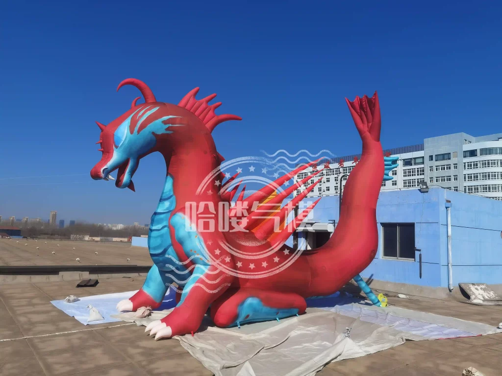 Inflatable dragons