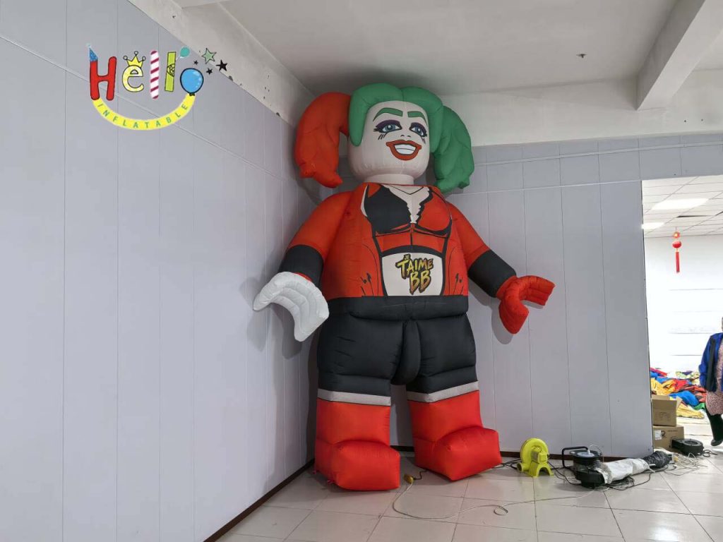 4-Meter High Advertising Inflatable Girl with Twin Ponytails and Braids for Hanging or Dropped Display插图1