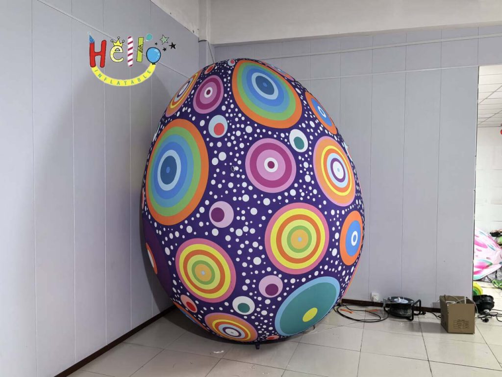 3-Meter High Resurrected Egg Inflatable Cartoon Ground Standing Ornament插图2