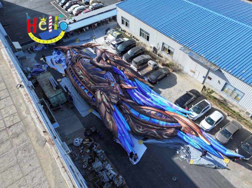 Phoenix Bird Model Advertising Inflatable 39.50 X 15.20 X 4.90 m插图3