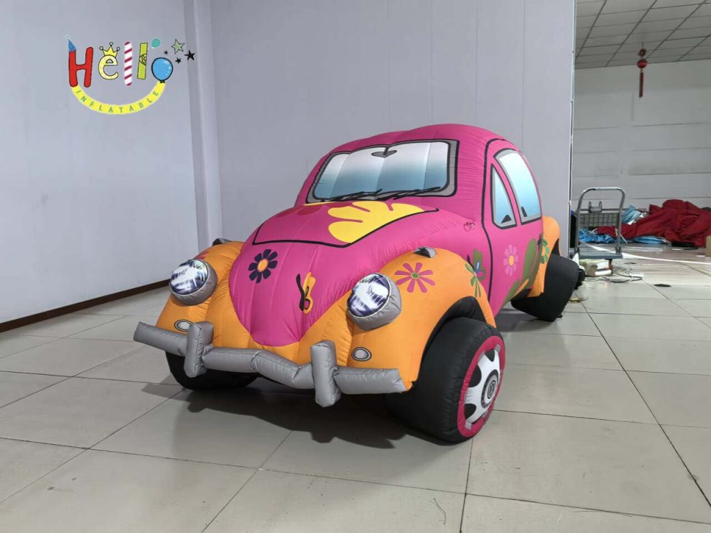 3-Meter-Long Beetle Car Balloon Unique and Colorful Inflatable Car for Outdoor Decorations and Festivals插图3