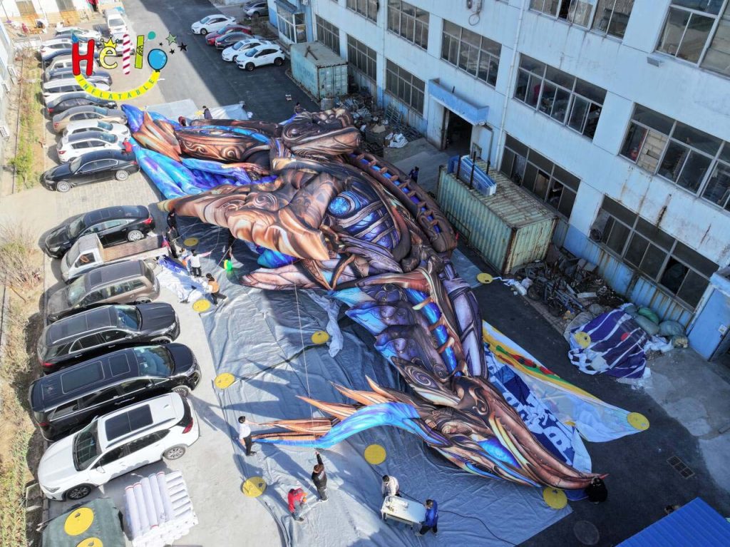 Phoenix Bird Model Advertising Inflatable 39.50 X 15.20 X 4.90 m
