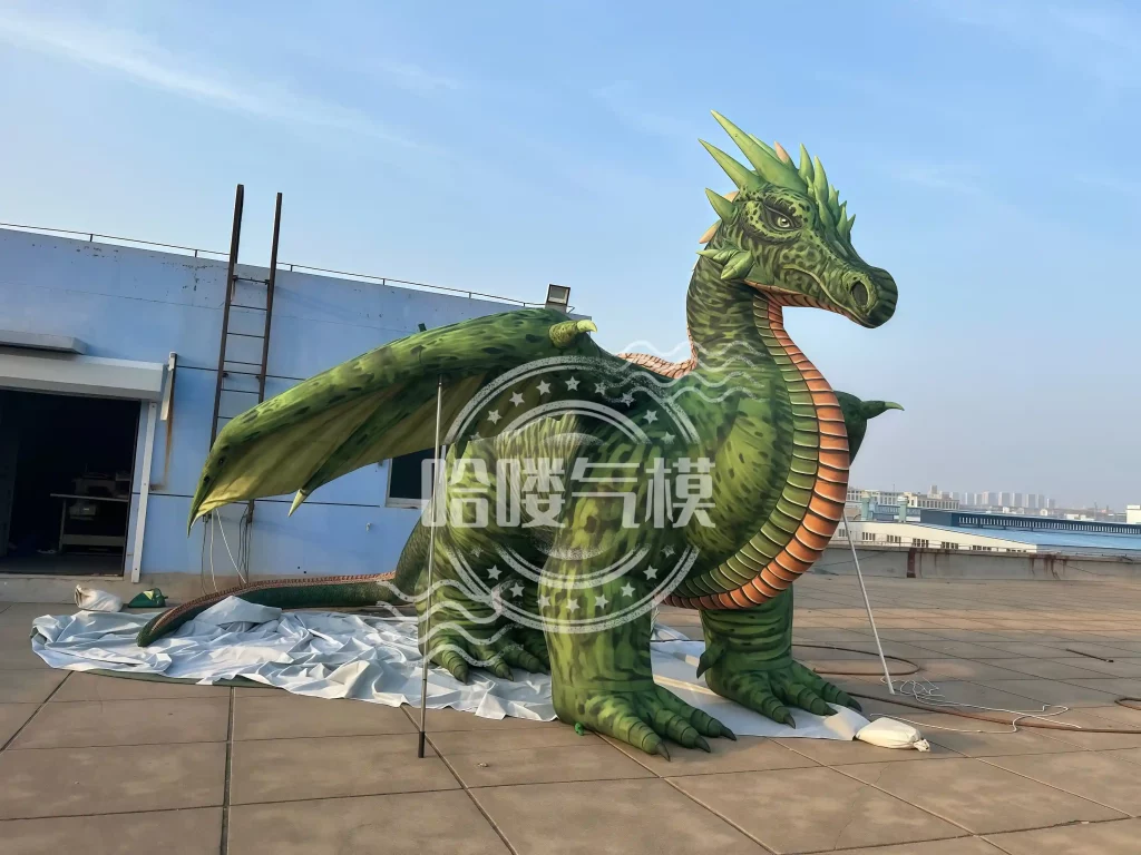 Inflatable dragons