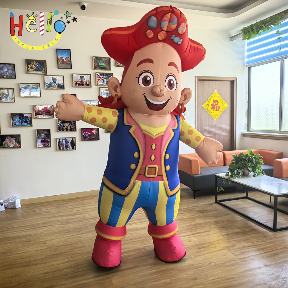 Customized 3-Meter High Pirate Style Cartoon Inflatable Air Model for Advertising