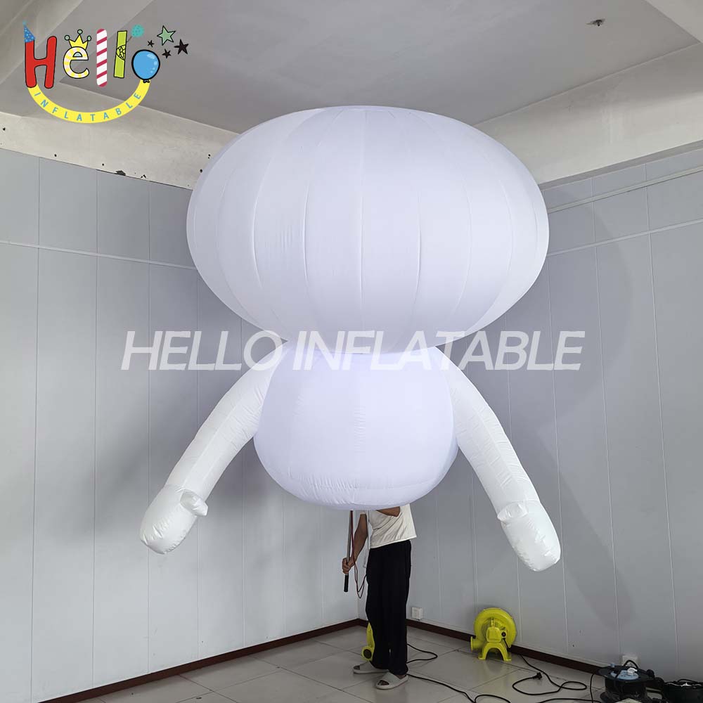 Customized Advertising Inflatables Cartoon Man with Big Head Snowman Unique Inflatable Design
