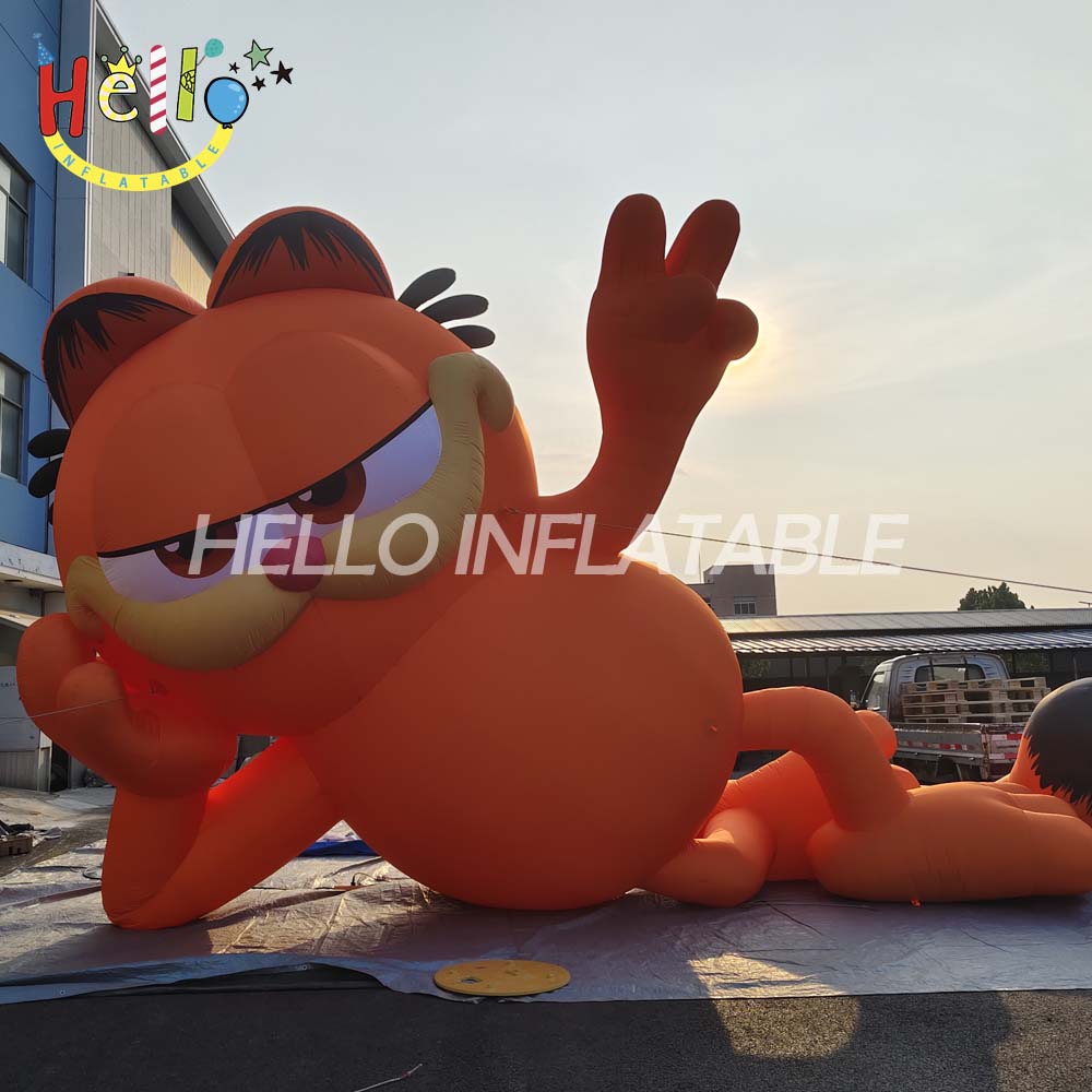 Custom New Unique Design Cartoon Cat Inflatable Advertising Product