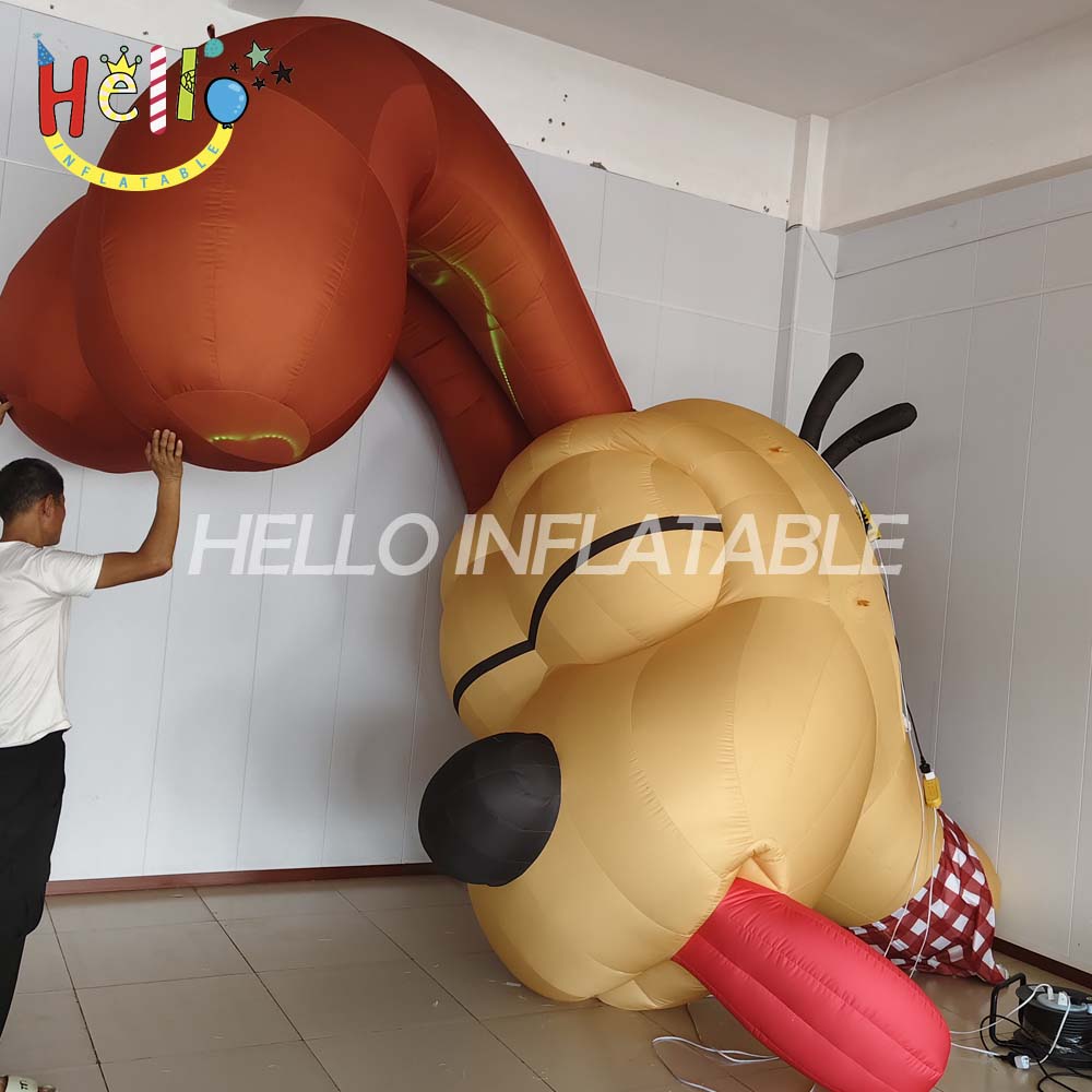 Cartoon Dog Inflatable Advertising Inflatables with Long Ear Shaped Balloons for Shopping Mall Promotions Holiday Celebrations