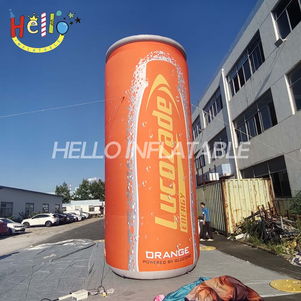 6-Meter-Tall Giant Inflatable Cartoon Bottle for Event Promotion