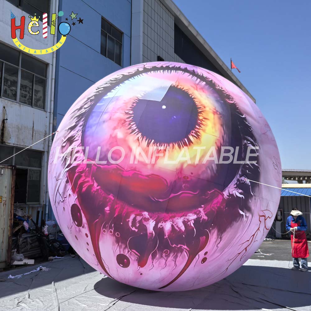 4-Meter Diameter Inflatable Bleeding Eyeball Balloon