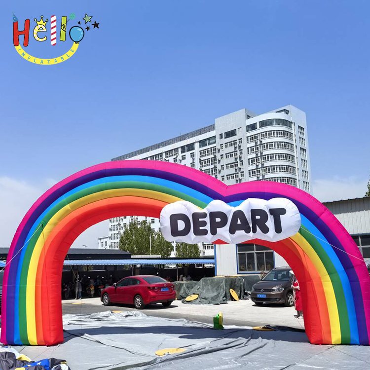 M-Shaped 8-Meter-Wide Rainbow Arch Inflatable Advertising Product插图 M-Shaped 8-Meter-Wide Rainbow Arch Inflatable Advertising Product