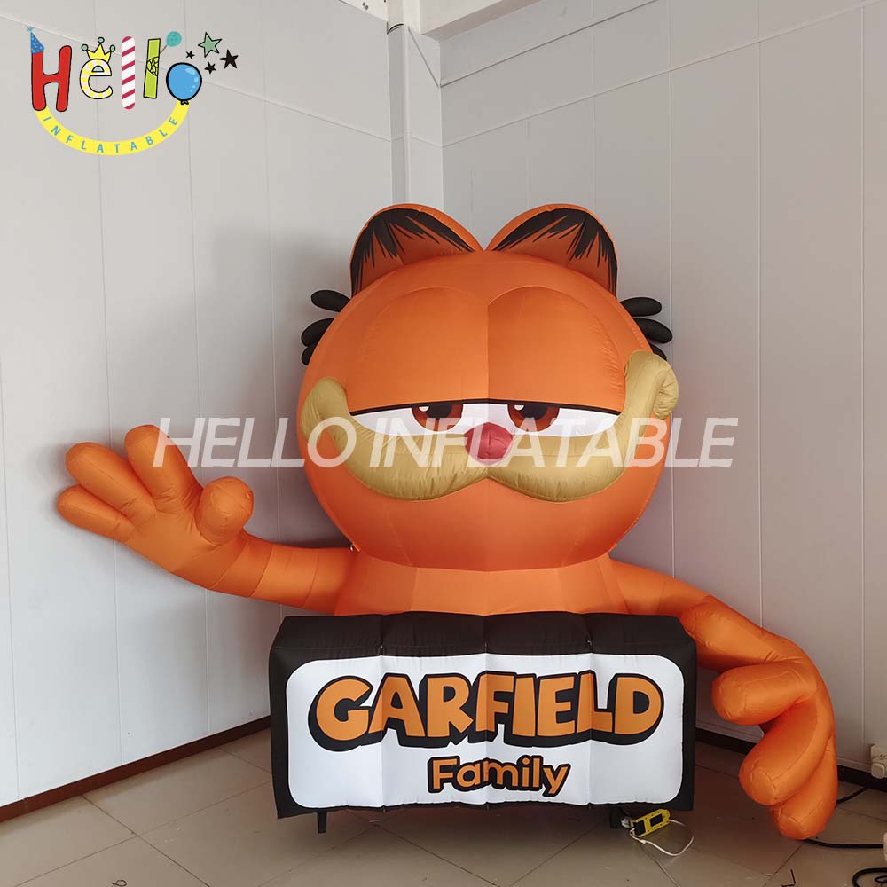 Customized for Garfield Inflatable Cartoon Model Mascot for Advertising Inflatables