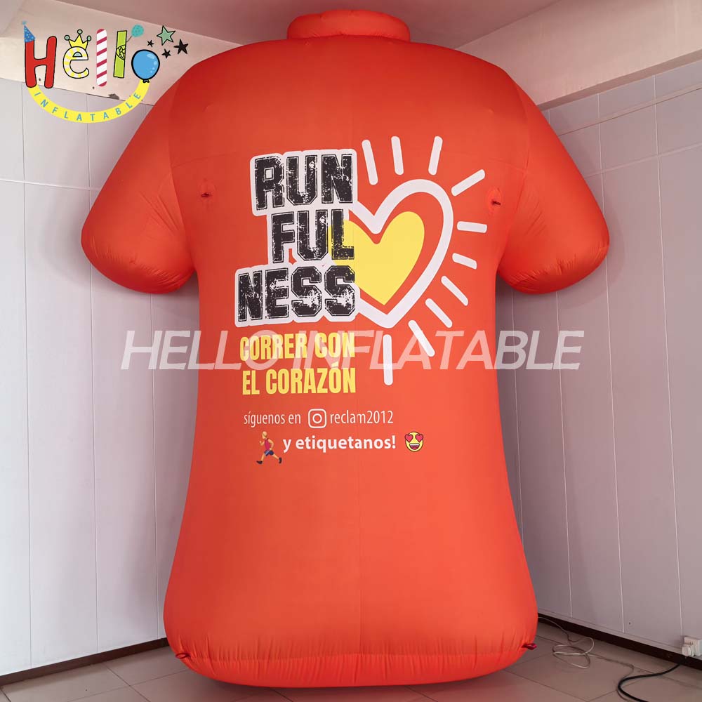 4-Meter High T-Shirt Advertising Inflatable for Outdoor Promotions