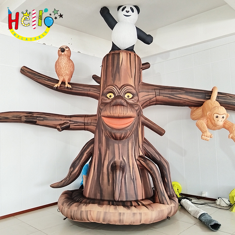 Inflatable Cartoon Tree Trunk at 4 Meters Height